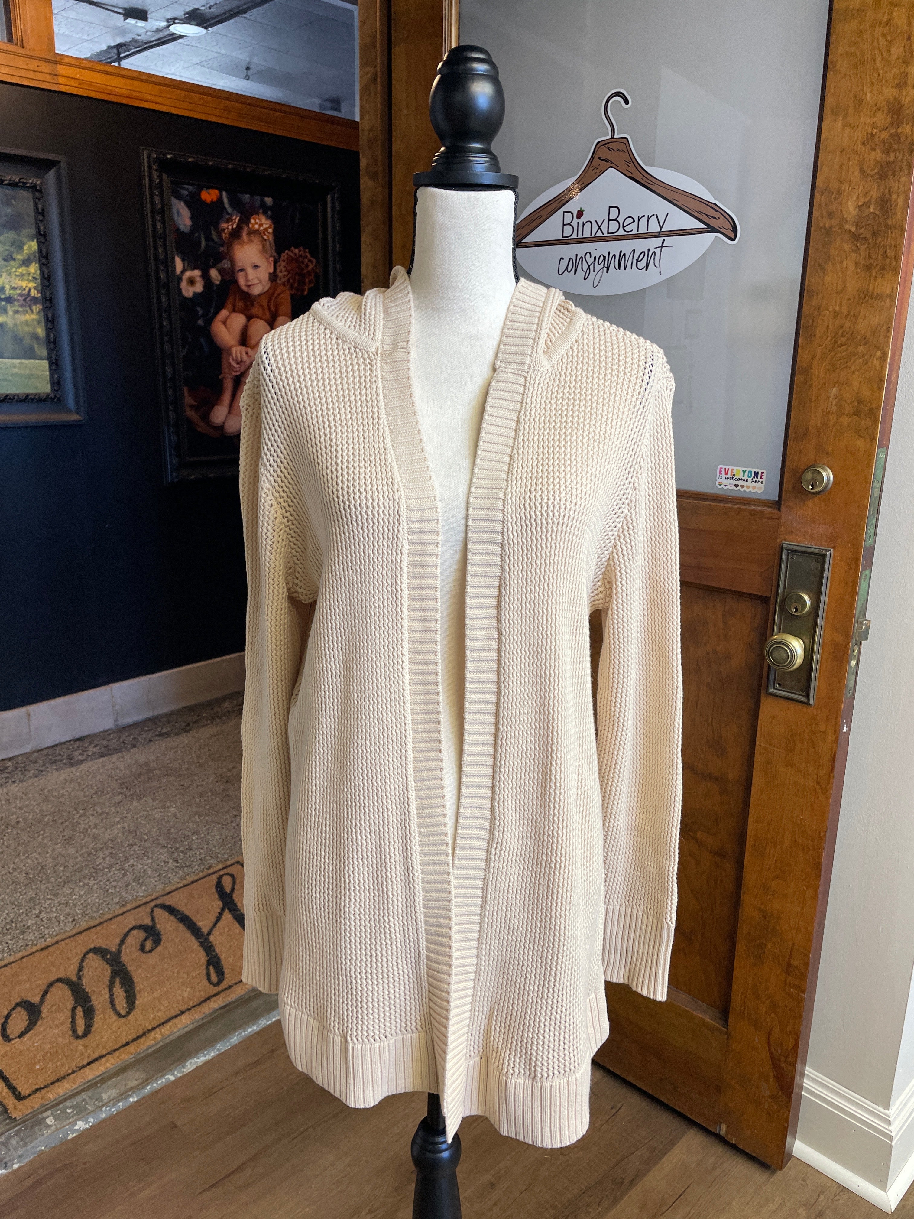 Marled Reunited Hooded Cardigan (M)