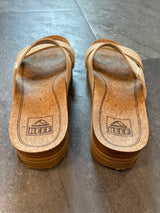 Reef Women's Cushion Vista Hi Slide Sandals (6)