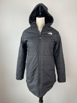 The North Face Black Mossbud Swirl Girl's Reversible Parka (XL) - BinxBerry Consignment