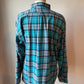 IZOD Men's Green Plaid Flannel Shirt (XXL)