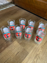 Coca-Cola Vintage 8PC Glass Tumbler Set