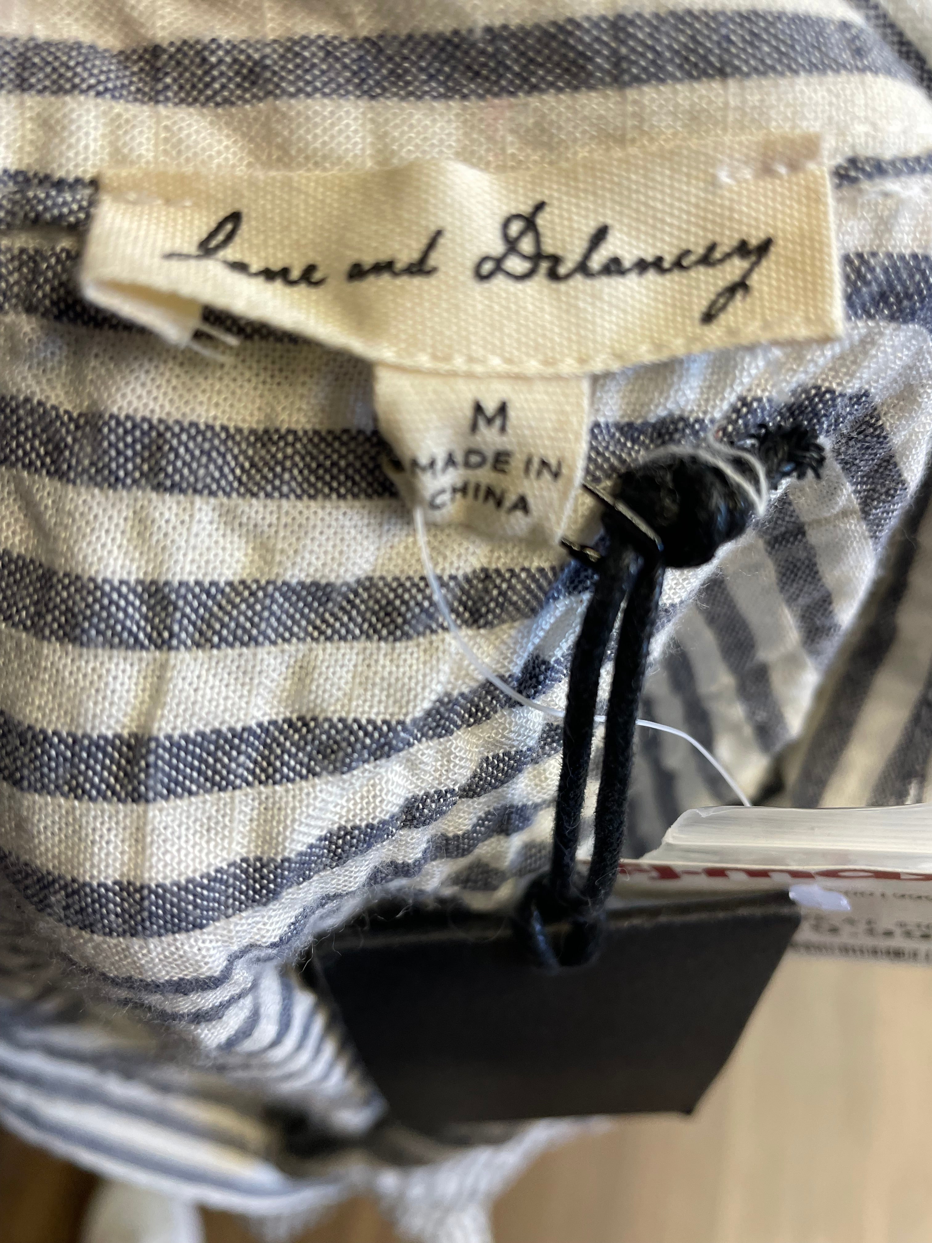 Jane & Delancey NWT Pinstripe Blouse (M)
