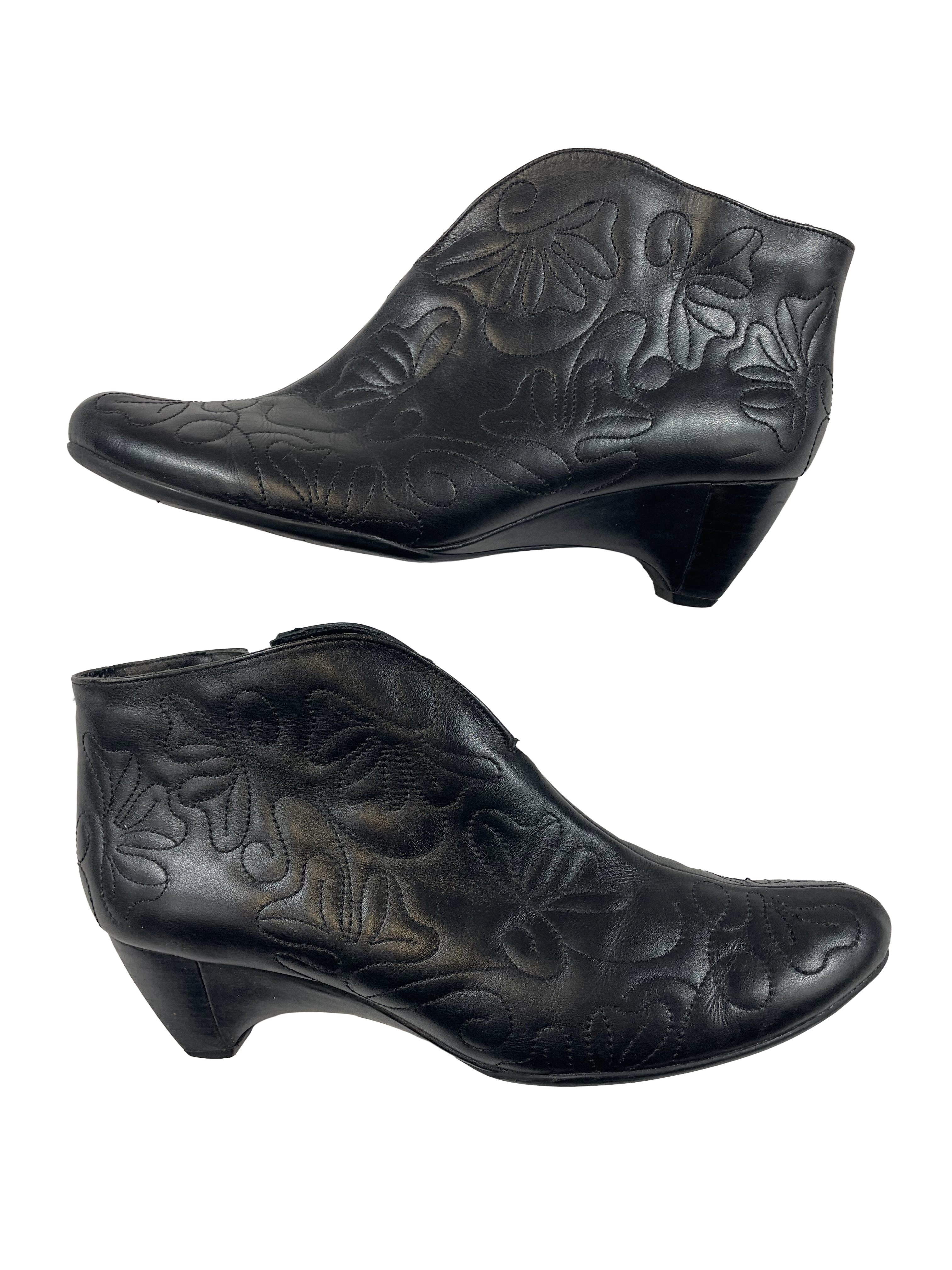 Pikolinos Cuero Women's Embroidered Bootie (EU 41) - BinxBerry Consignment