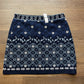 Loft NWT Navy Embroidered Skirt (10)