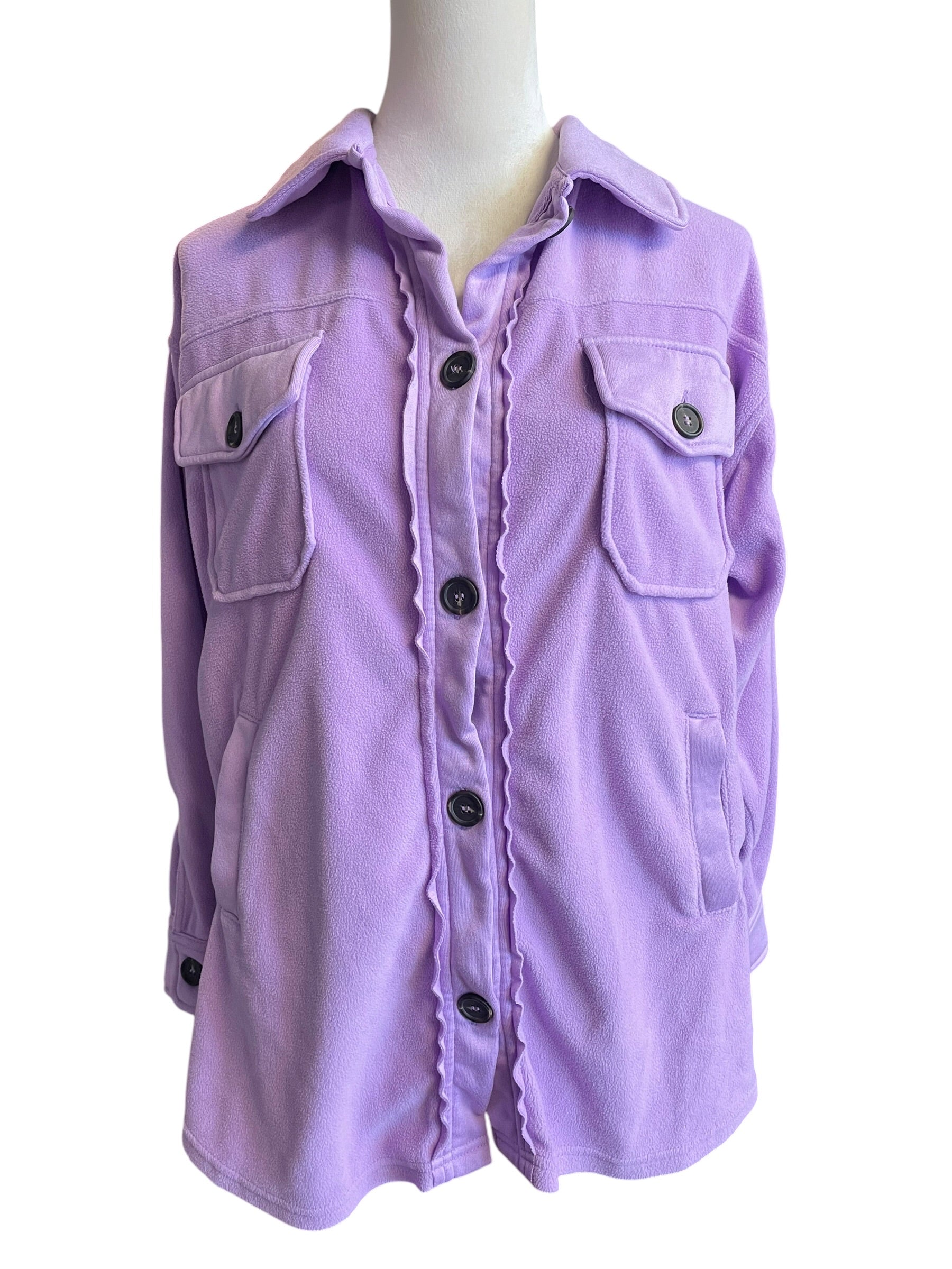 Zenana Fleece Women's Shacket (S)