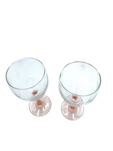 Luminarc Wine Glass Rose Pink Blush Stem (set of 2)