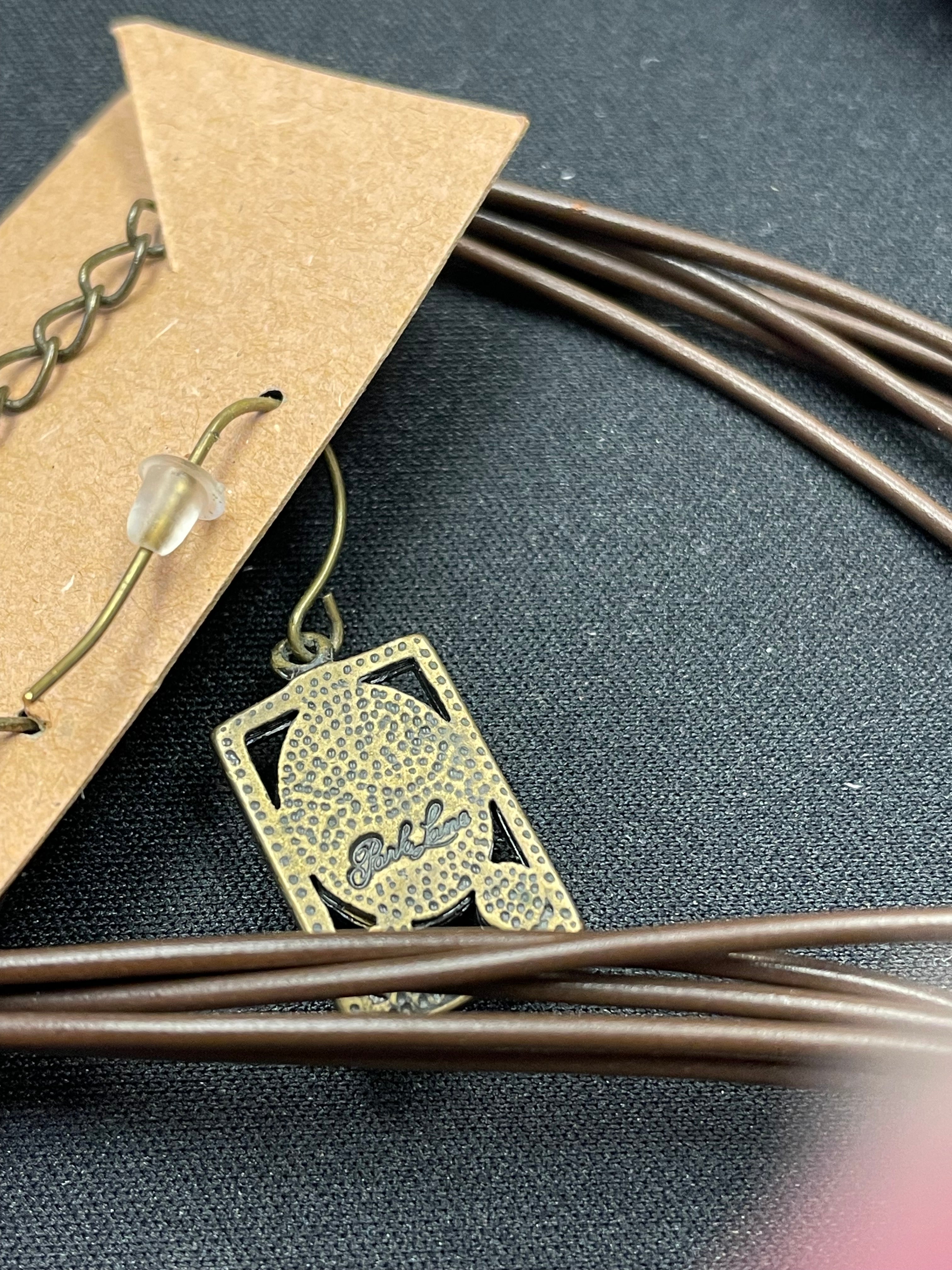 Park Lane Tiger's Eye Necklace & Earring Set