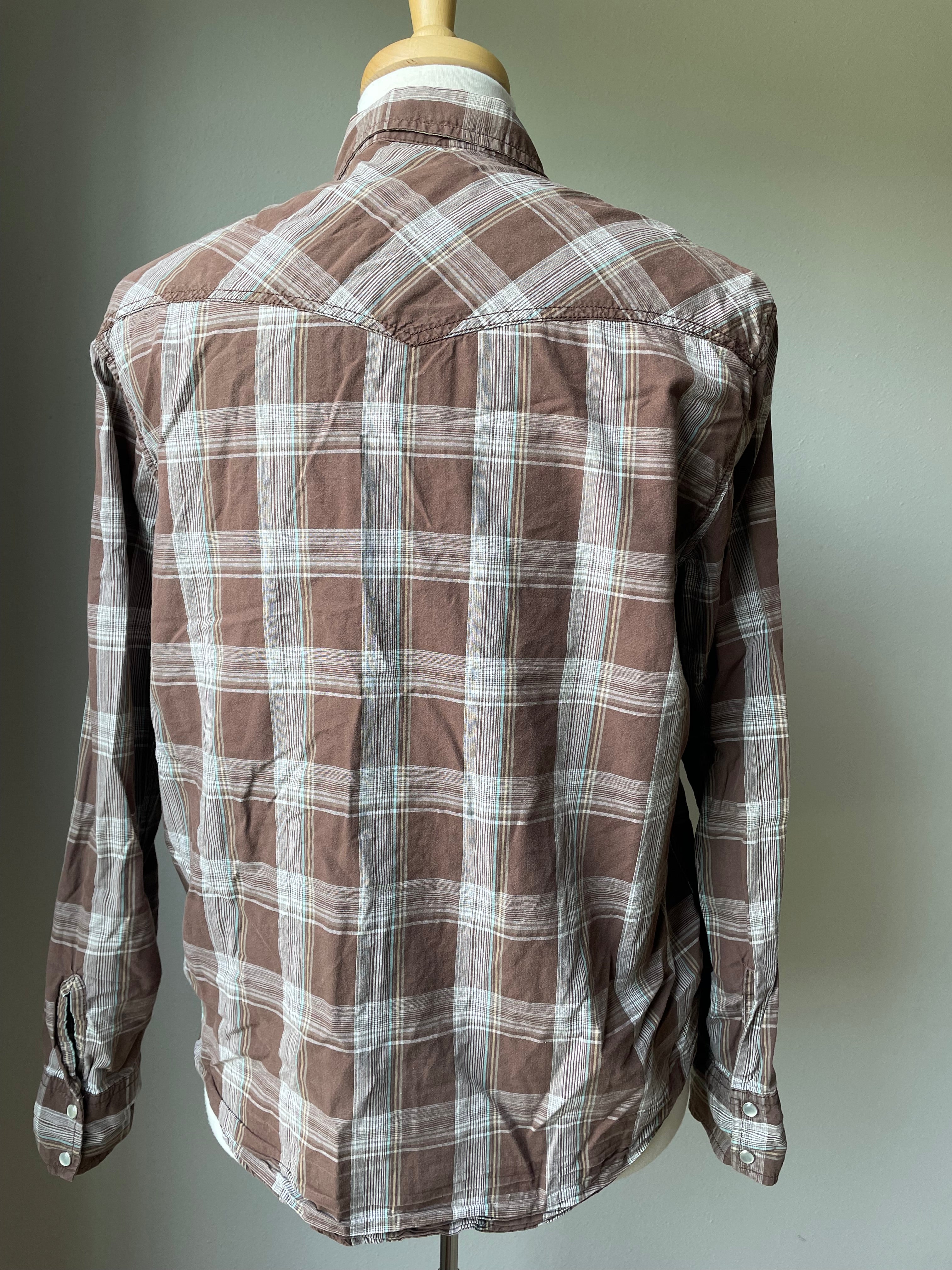 Aeropostale Vintage Fit Men's Plaid Shirt (L)