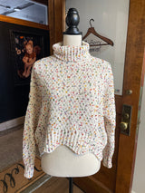 Jessica Simpson Cropped Confetti Sweater (M)