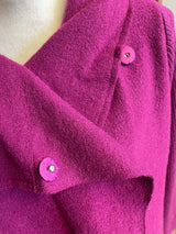 Chicos Wool Funnel Neck Sweater Wrap (1/M)