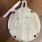 Mud Pie Flower Carved Wood Board Set