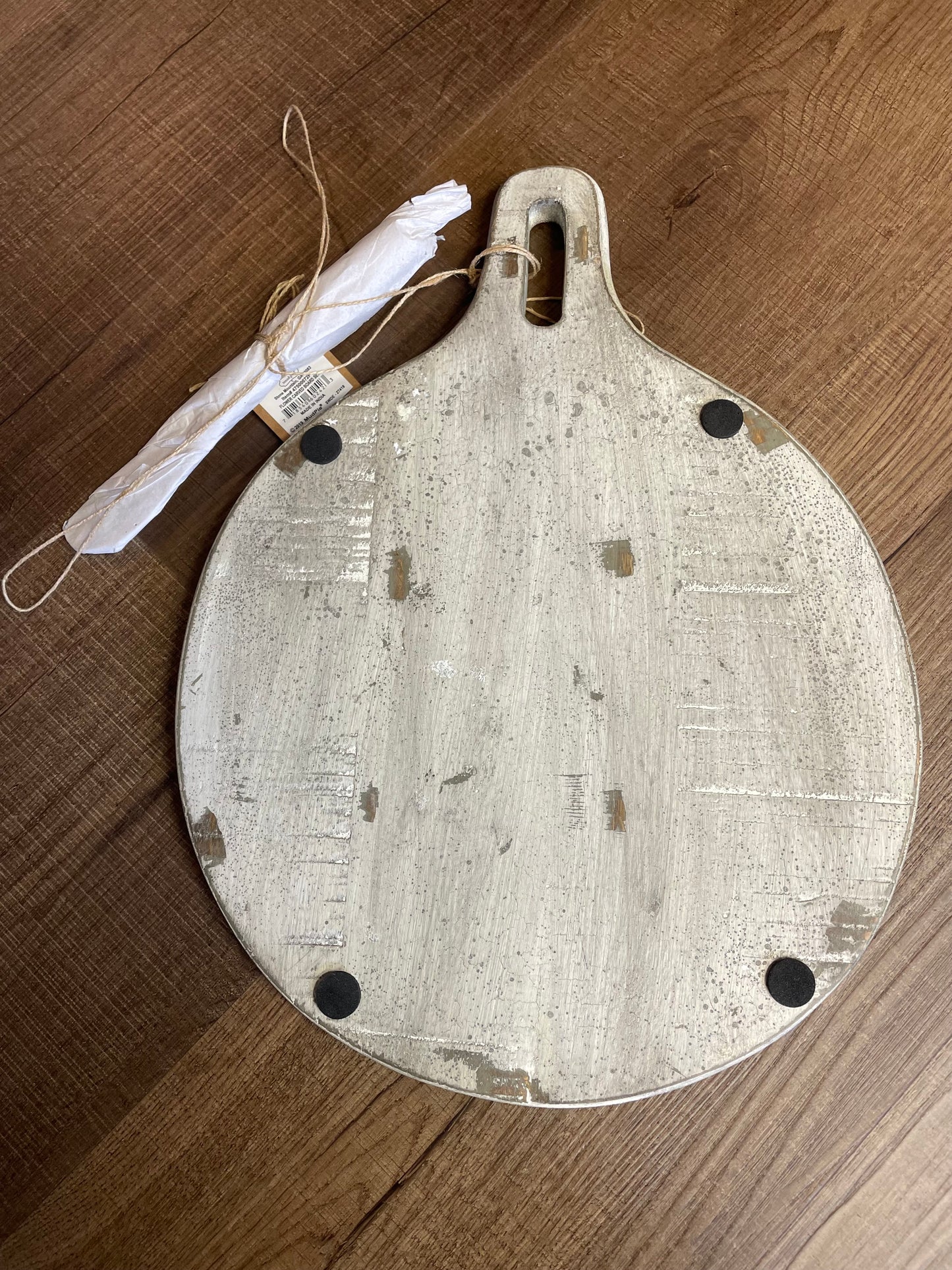 Mud Pie Flower Carved Wood Board Set