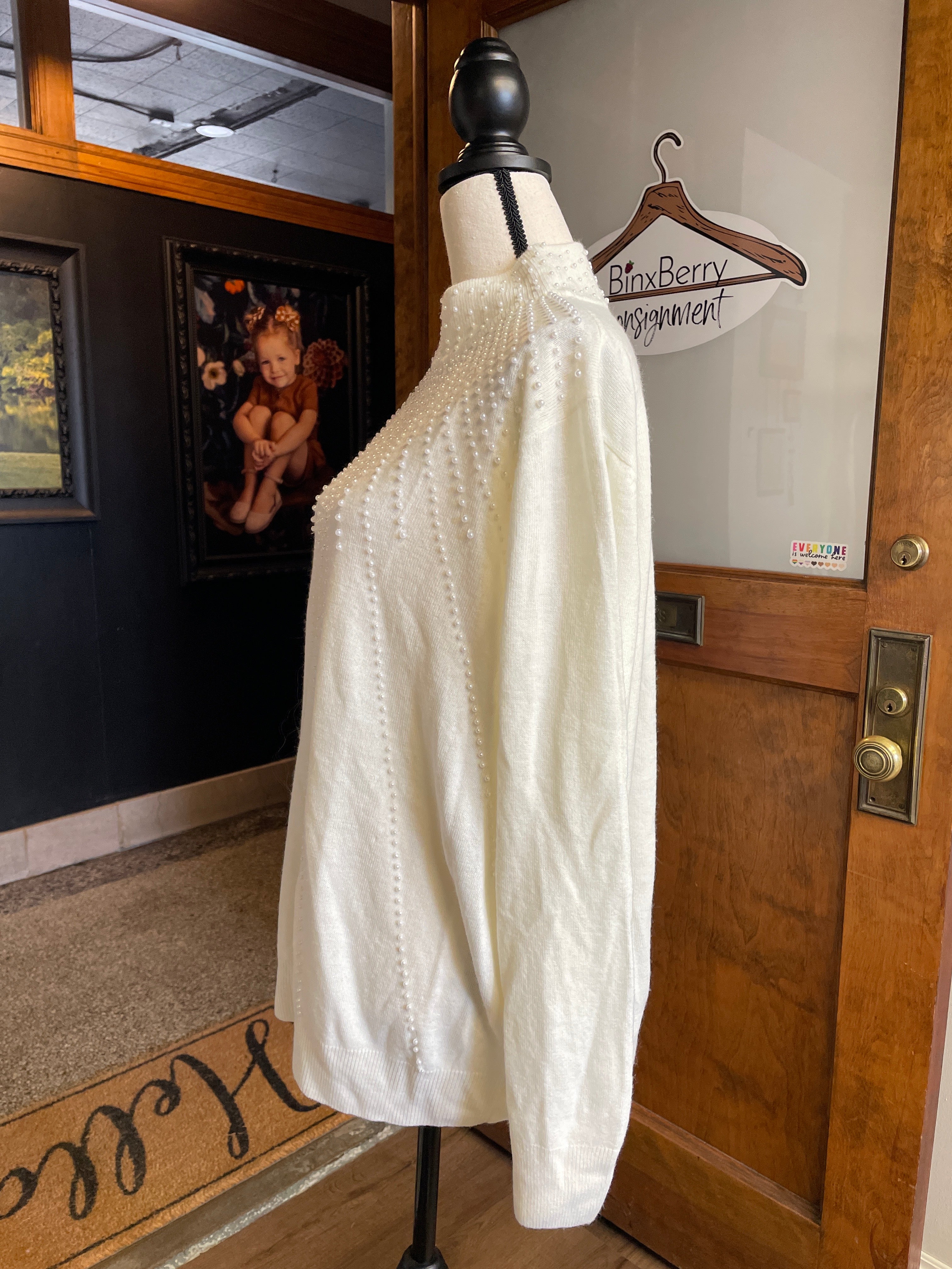 Dress Barn Pearl Beaded Sweater (18/20)