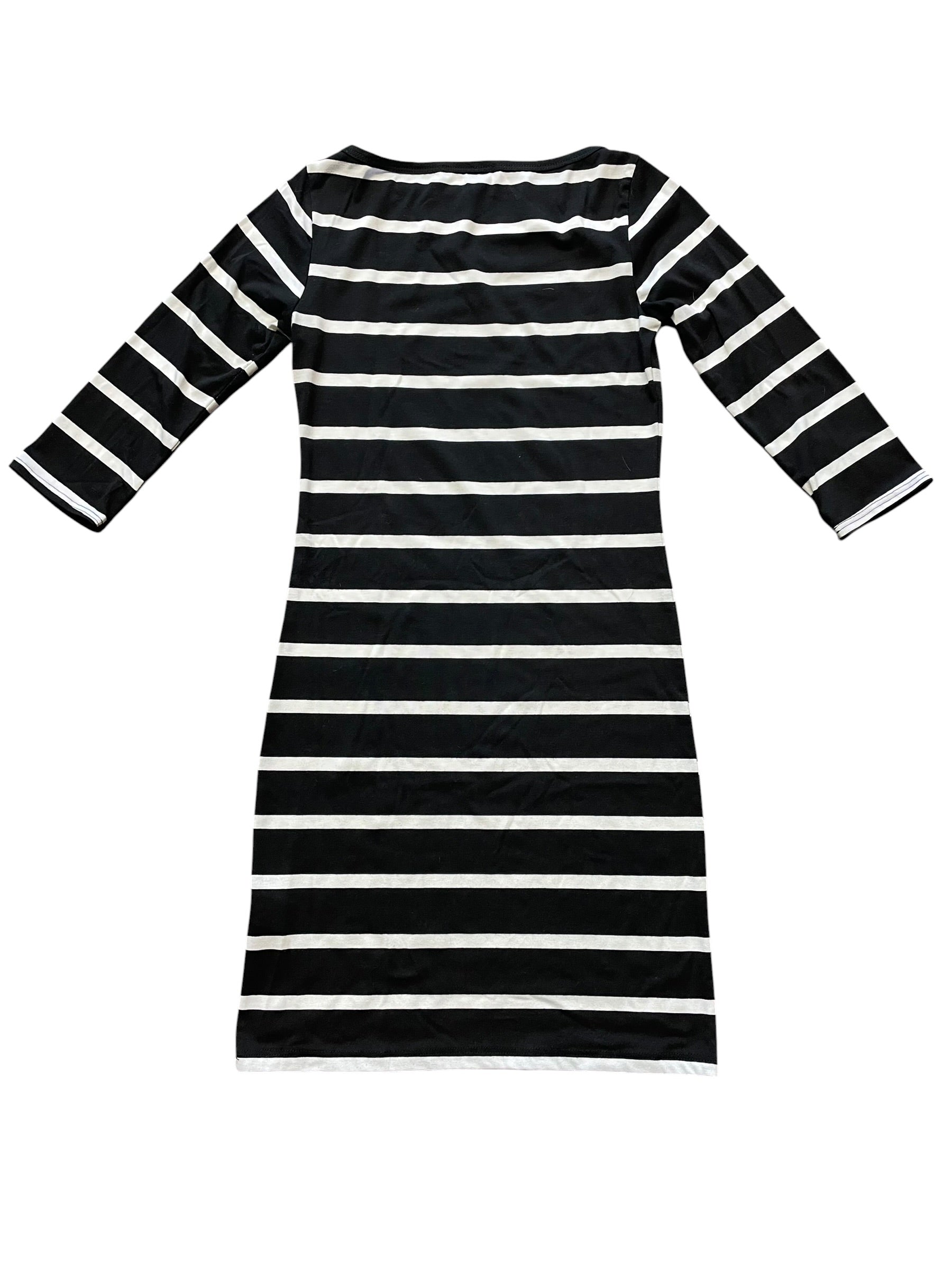 Lulus Striped Knit Dress with Straight Neckline (S)