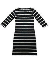 Lulus Striped Knit Dress with Straight Neckline (S)
