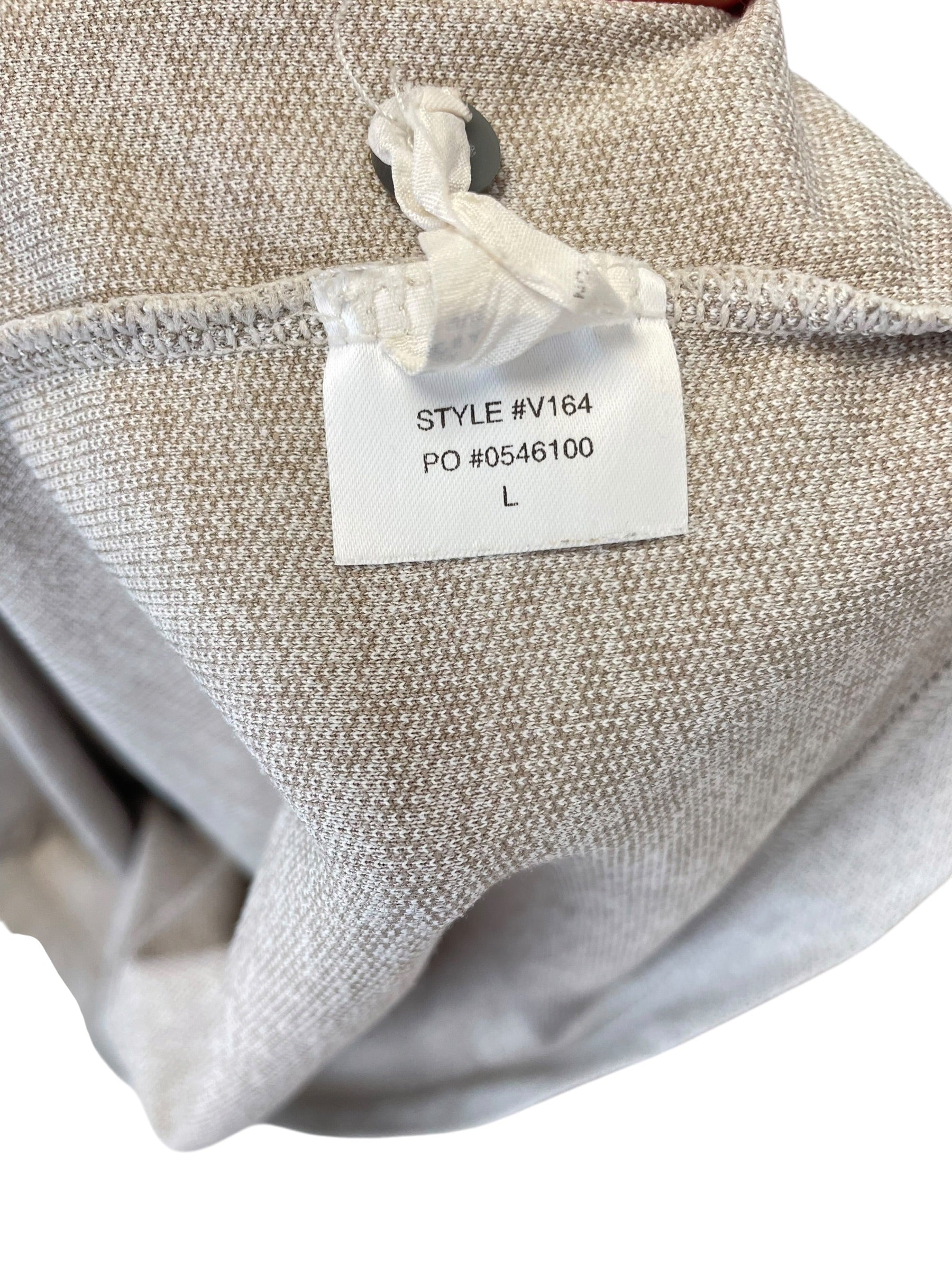 Vuori Men's Ace Polo in Oatmeal (M) - BinxBerry Consignment