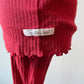 Ruffle Butts Red Ribbed Pajamas (4T)