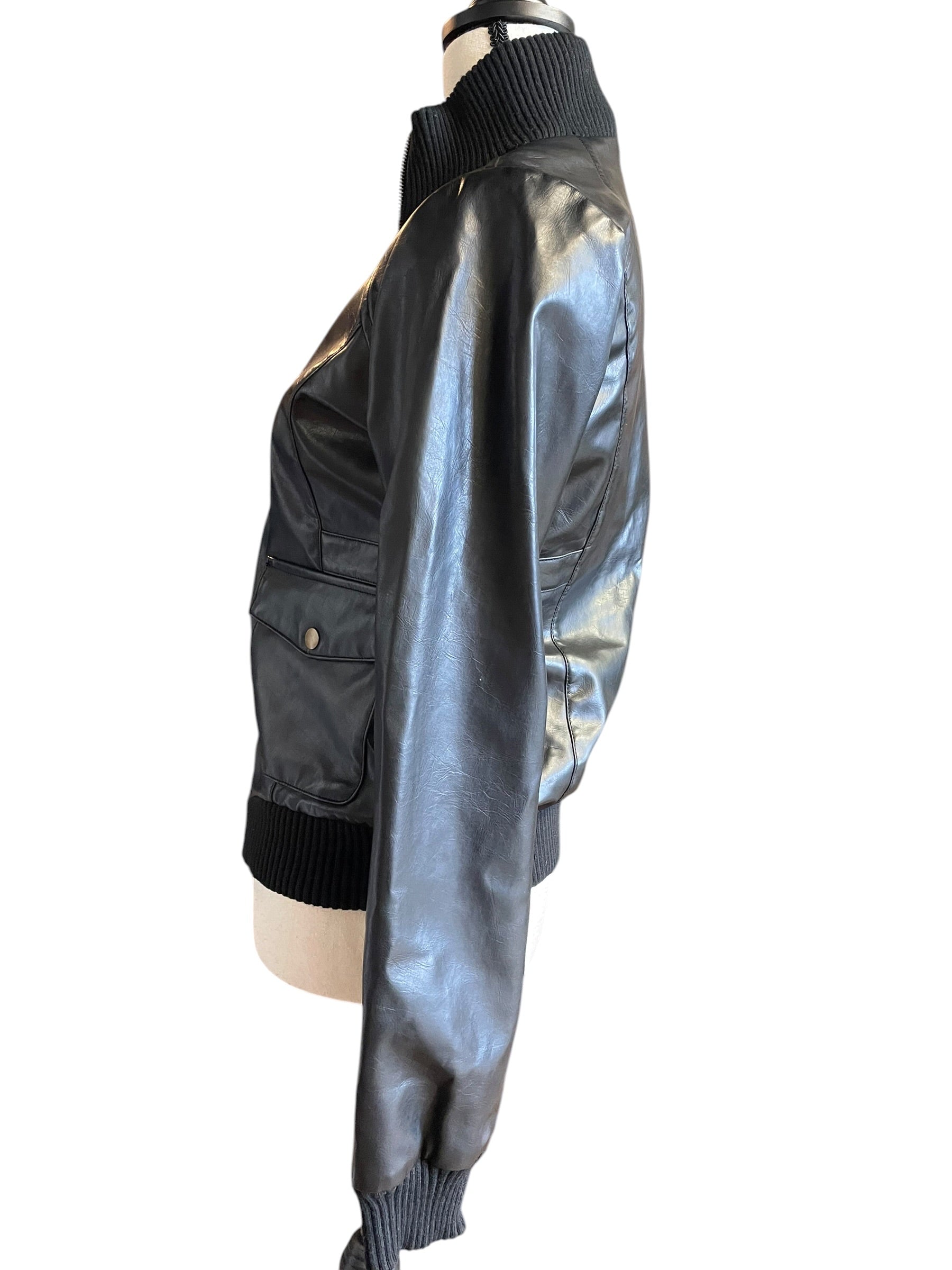 BB Dakota NWT Jack Vegan Leather Jacket (S)