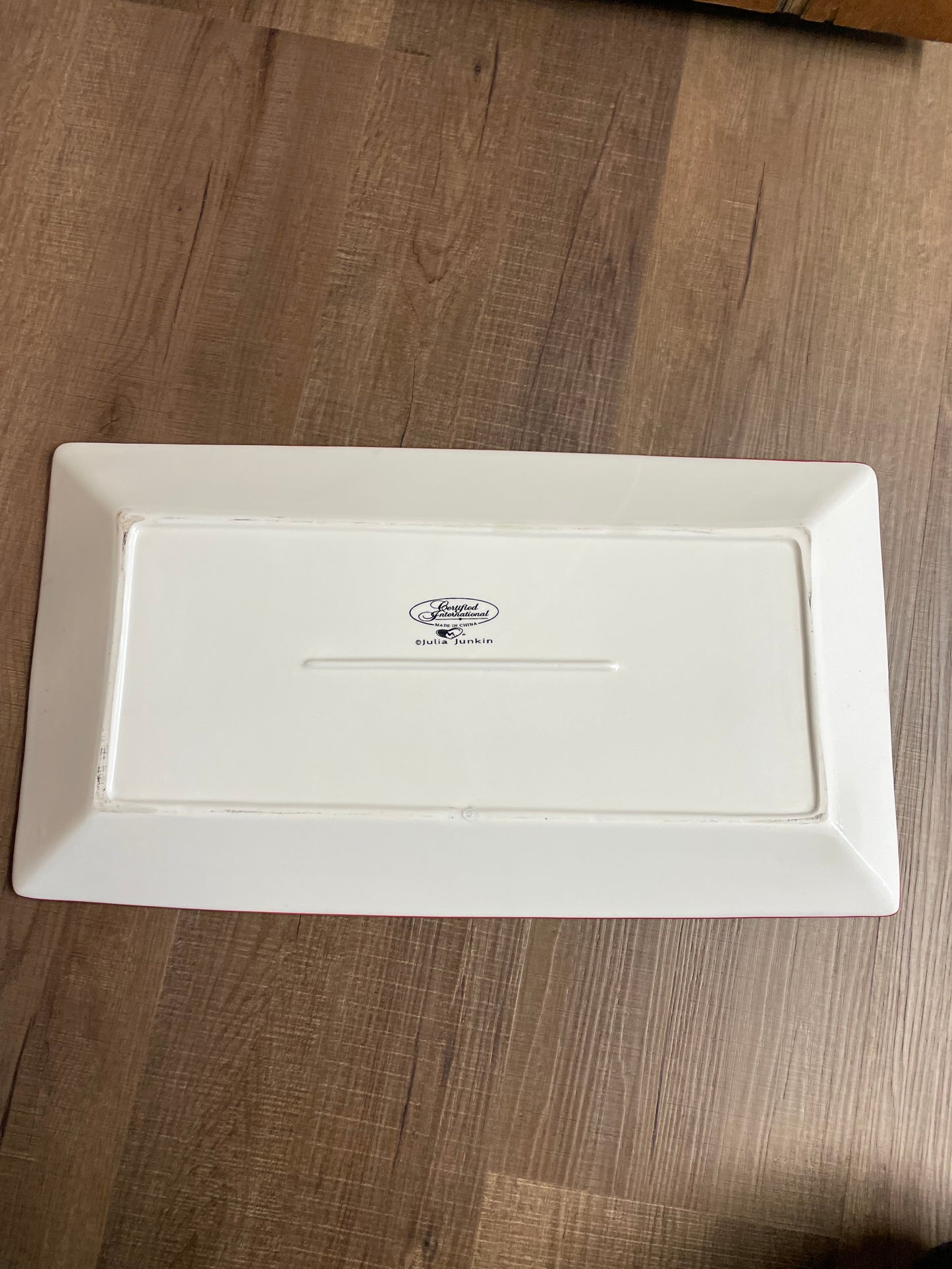 Julia Junkin Hand Painted Ceramic Platter