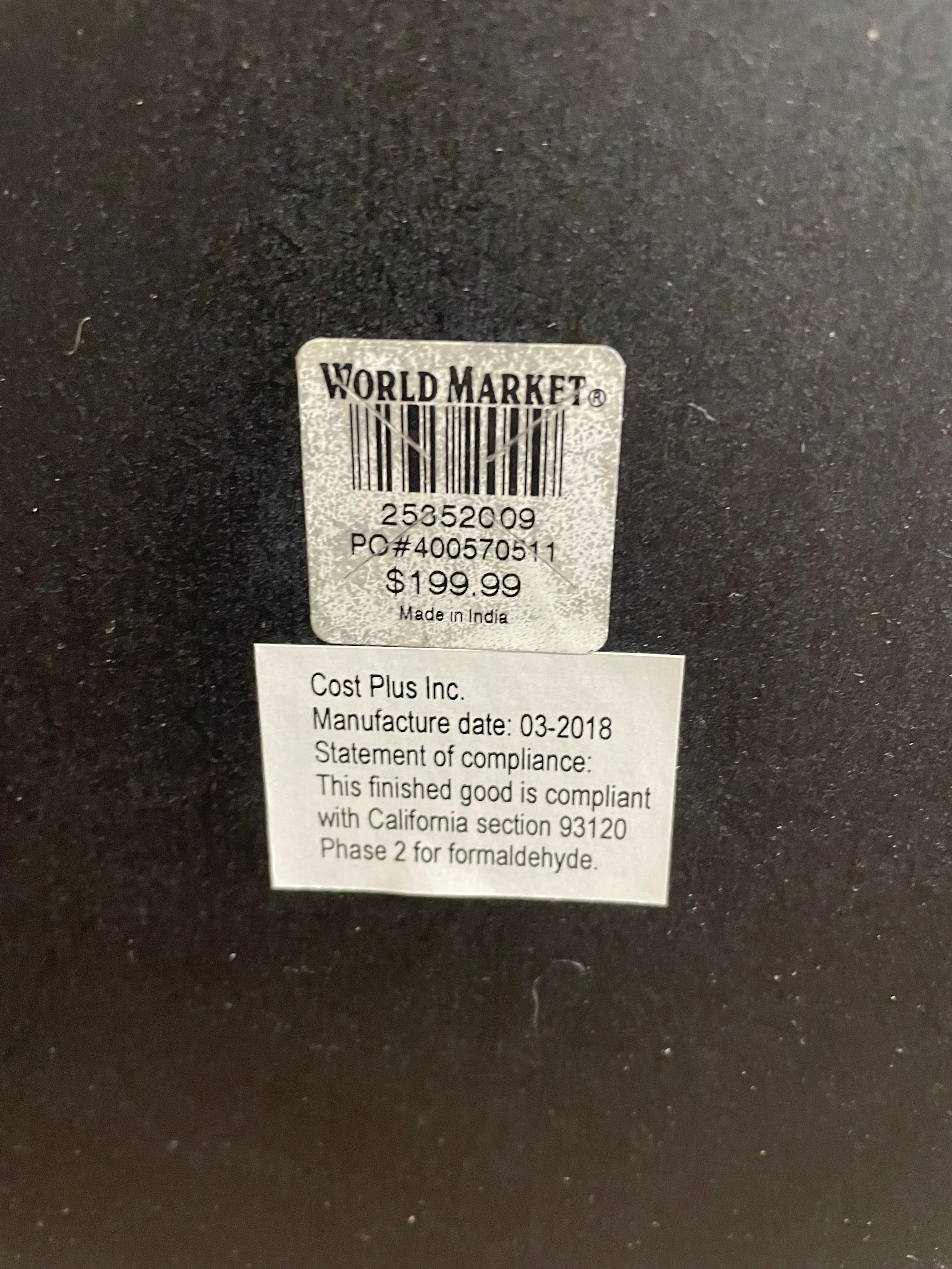 World Market 36" Round Wall Mirror