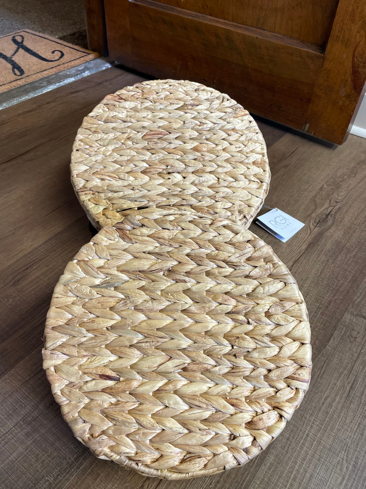RGI Home Set of 2 Woven Storage Baskets