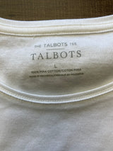 The Talbots Tee NWT in White (L) - BinxBerry Consignment