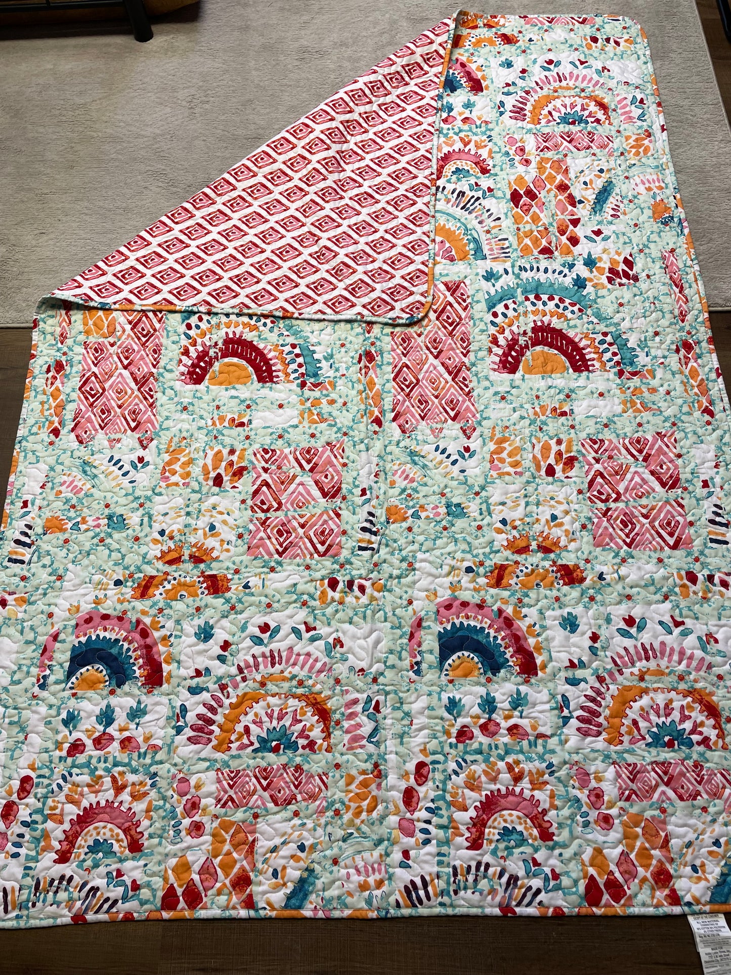 Reversible Quilted Blanket