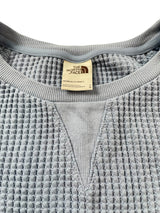 The North Face Crew Neck Waffle Top Blue Flax Women's (L)