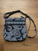Vera Bradley Hipster Crossbody Blue Paisley