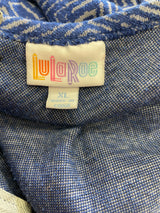 LuLaRoe Pleated Dress with Pockets (XL)