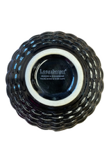 Longaberger Woven Reflections Ebony Black 5" Bowl