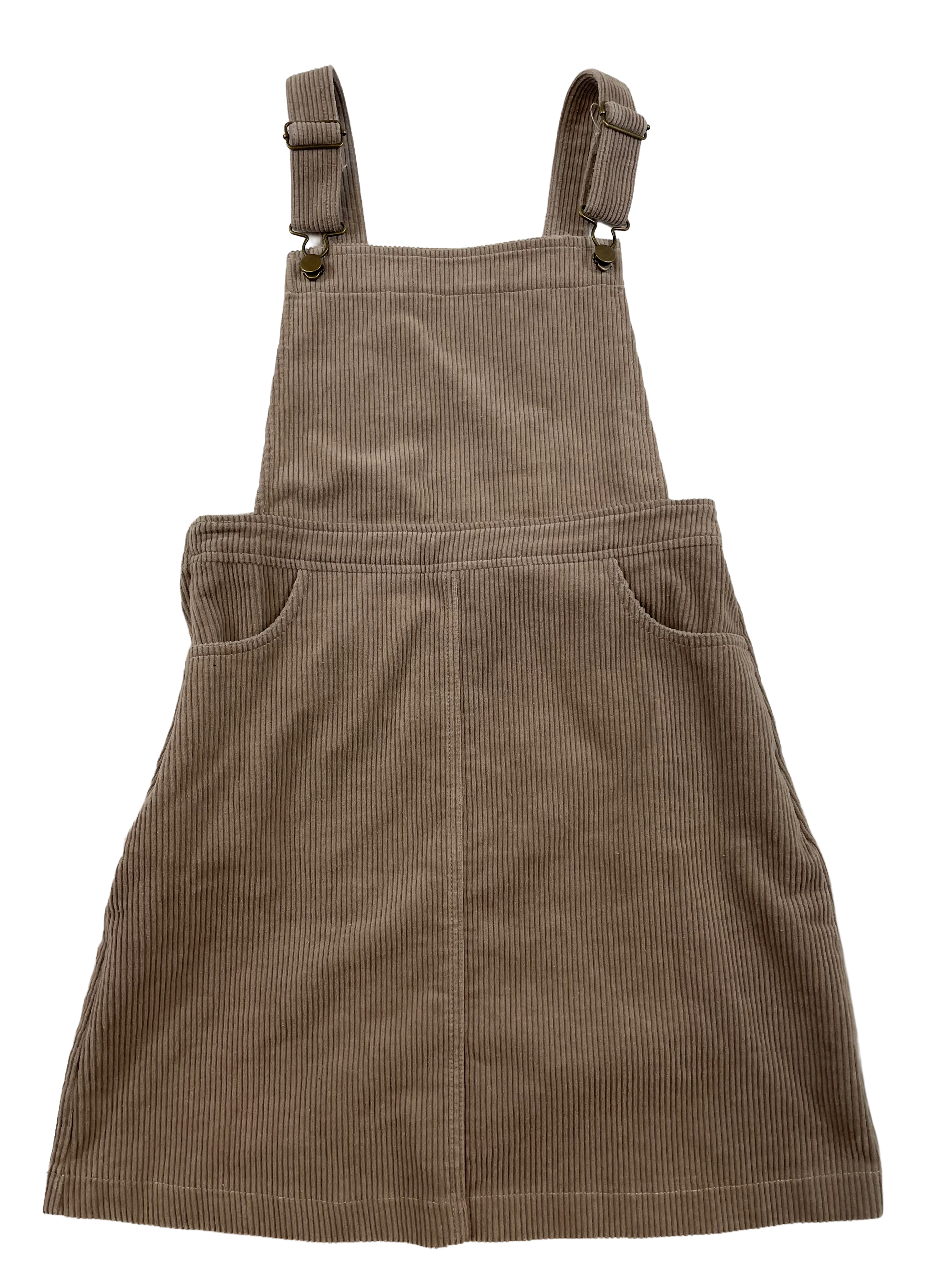 Fashion on Earth Corduroy Sleeveless Jumper Skirt (M)