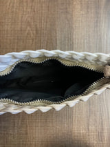 Neoprene Woven Handbag and Wristlet Set