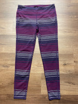 Athleta Striped Leggings (L)