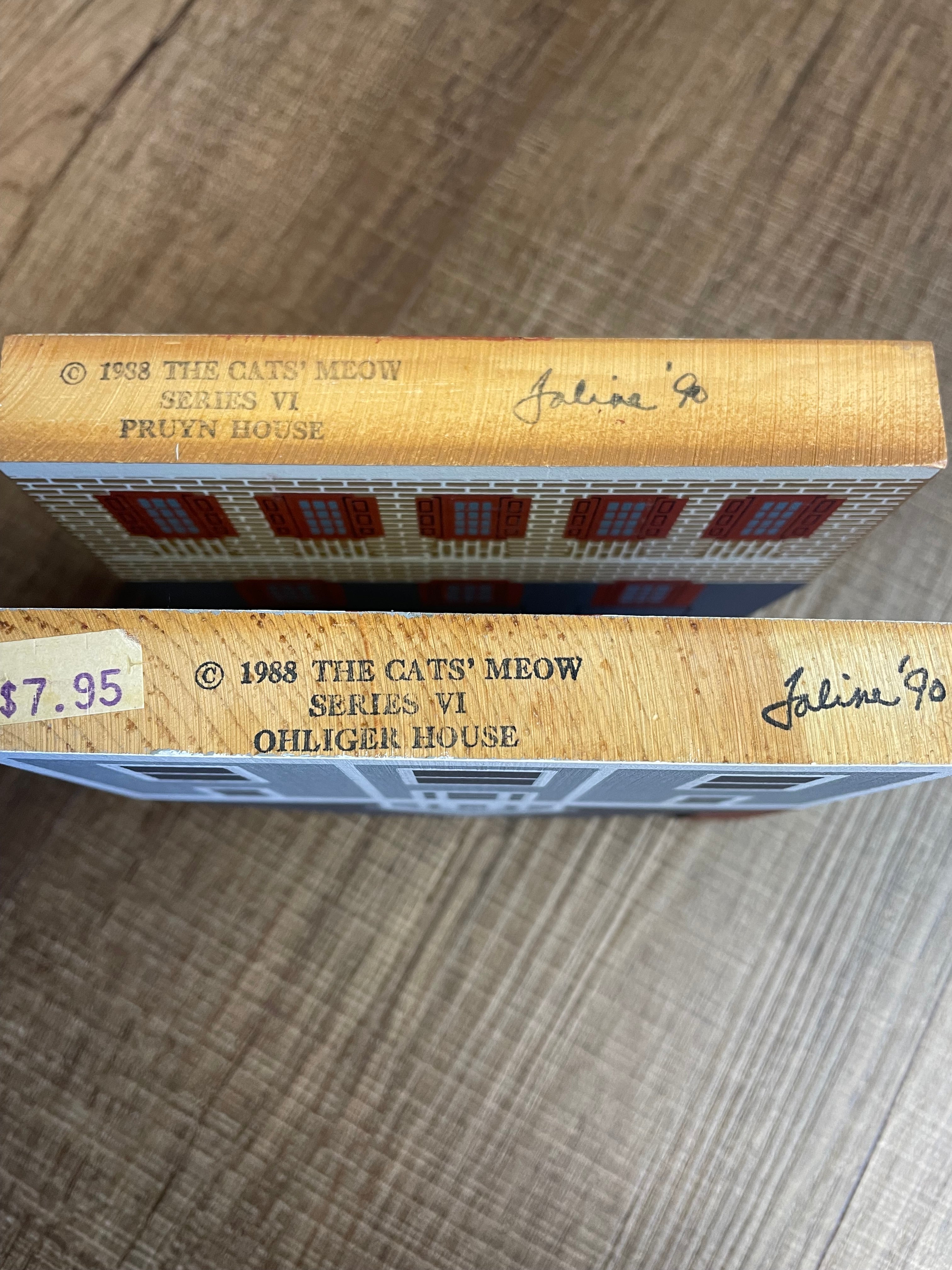 The Cat's Meow Village Series 6 (Lot of 4)