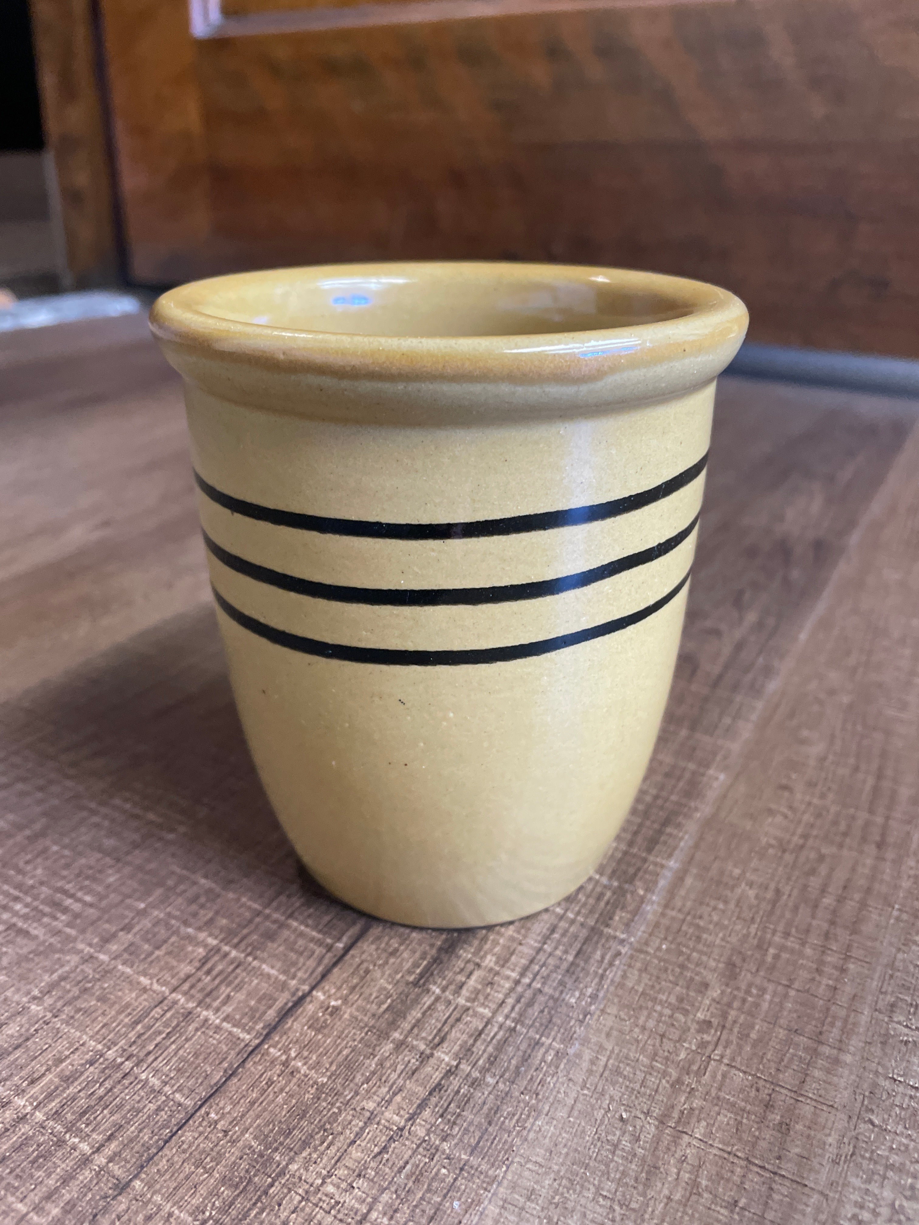 American General Painted 4" Pottery Cup