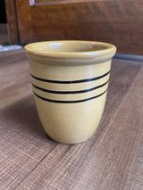 American General Painted 4" Pottery Cup