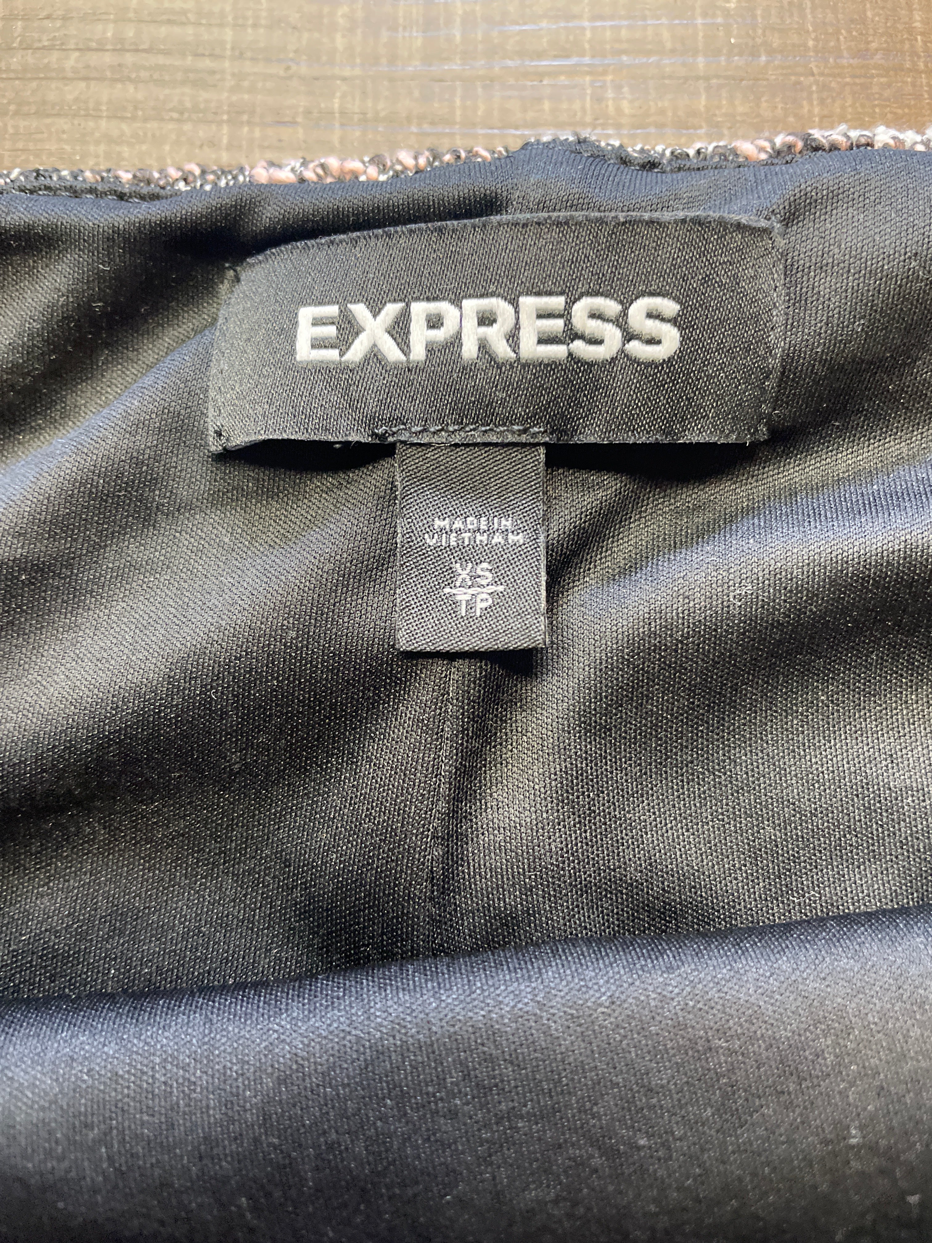 Express Tweed Tube Skirt (XS)