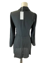 Reformation NWT Hugh Dress in Black (4) - BinxBerry Consignment