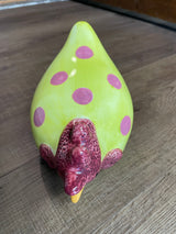 Vintage Glazed Ceramic Chicken