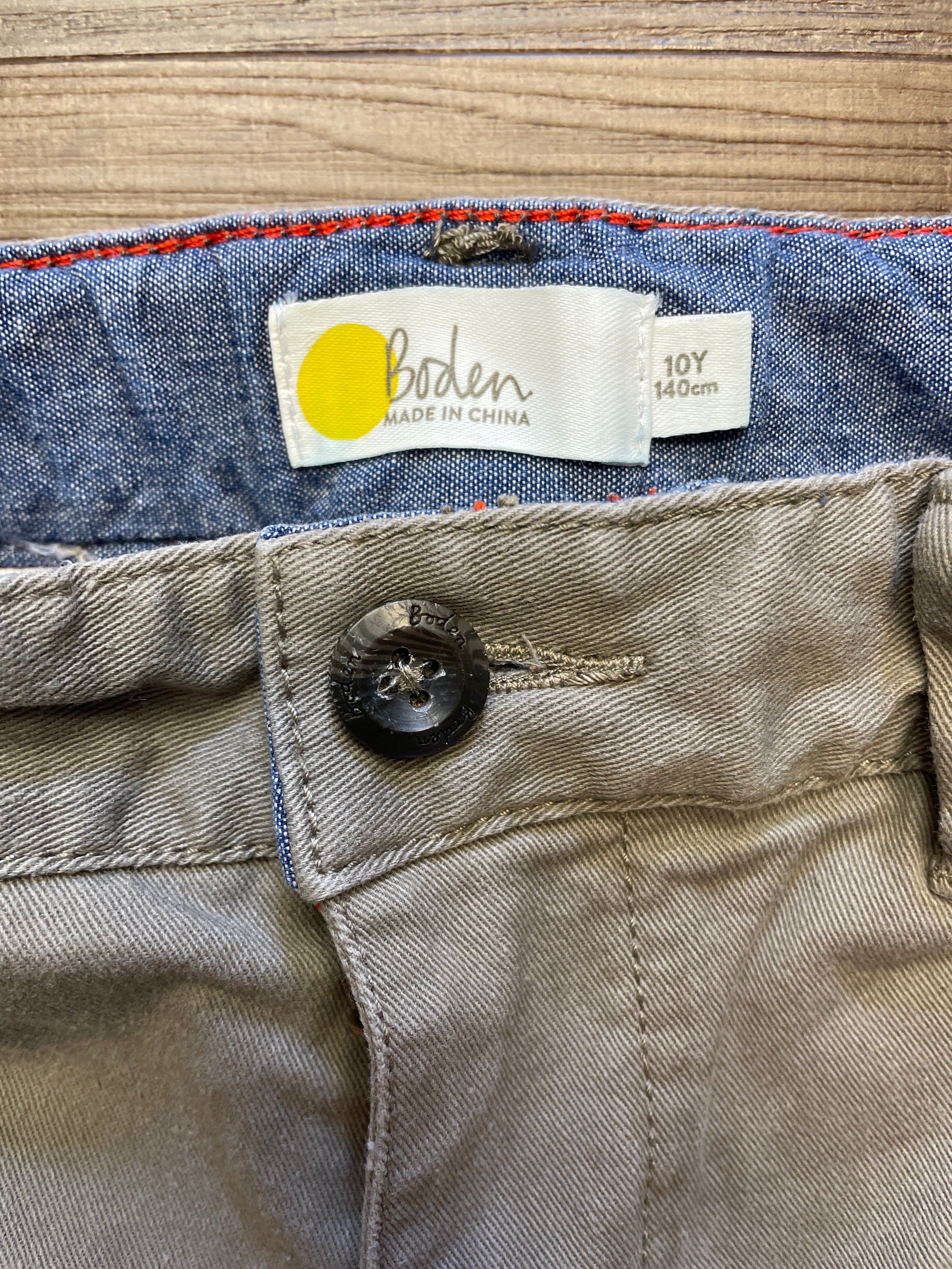 Boden Adjustable Waist Boys' Khakis (10Y)