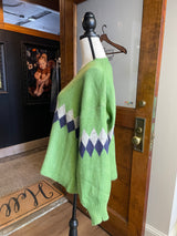 Coco + Carmen Argyle Women's Sweater (L/XL)