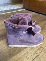 Ugg Gita Bow Mini Boot Eggplant Purple (9)
