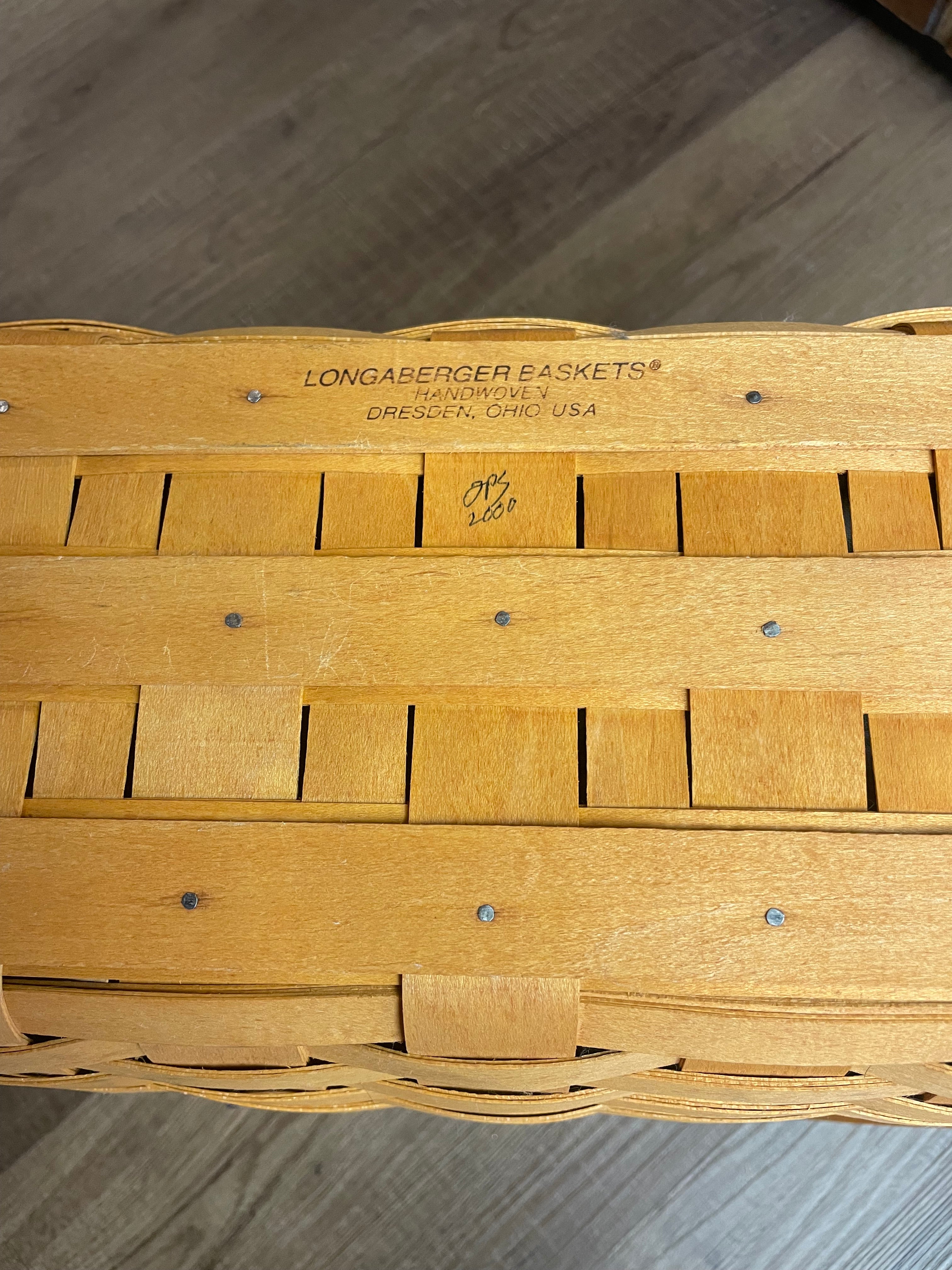 Longaberger Magazine Basket