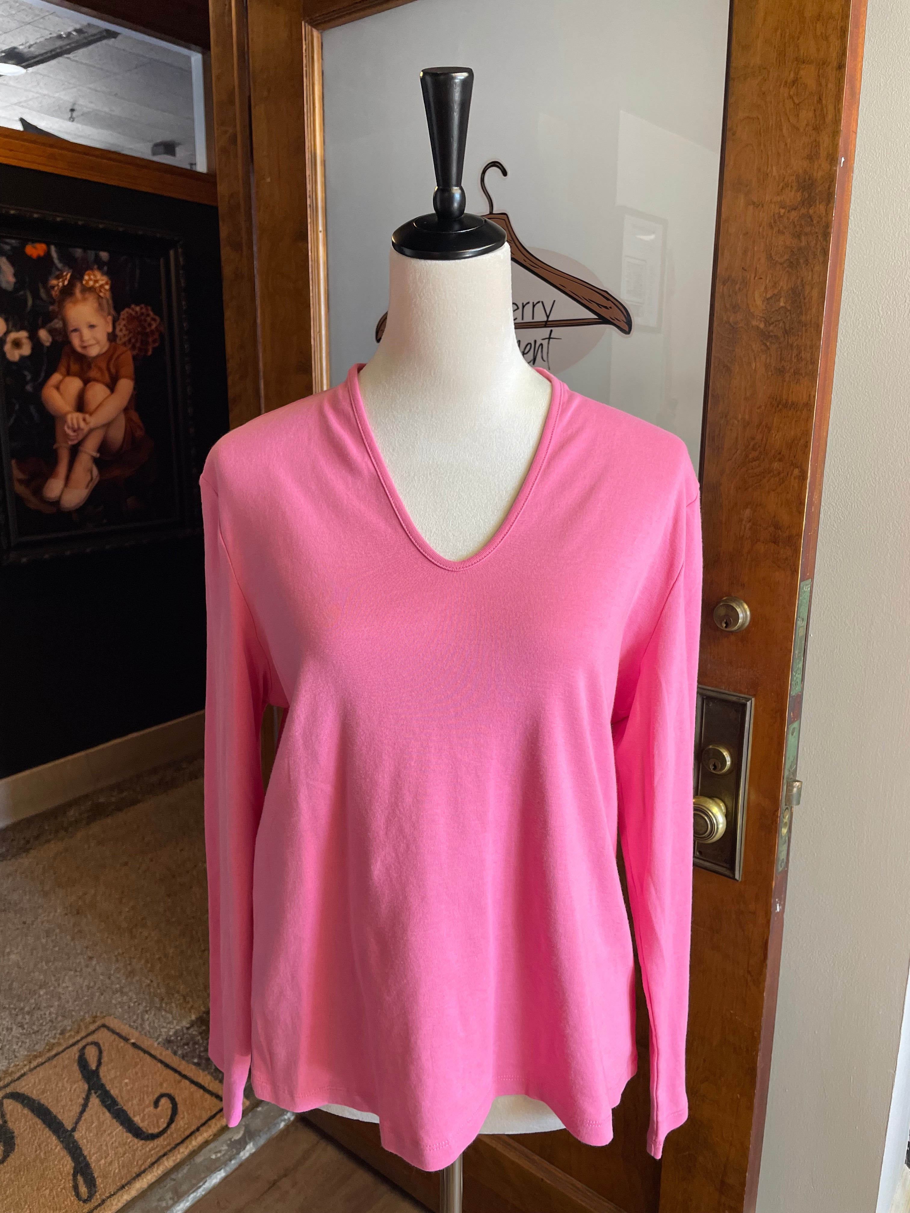 Talbots Women's Long Sleeved Knit Tee (XL) - BinxBerry Consignment