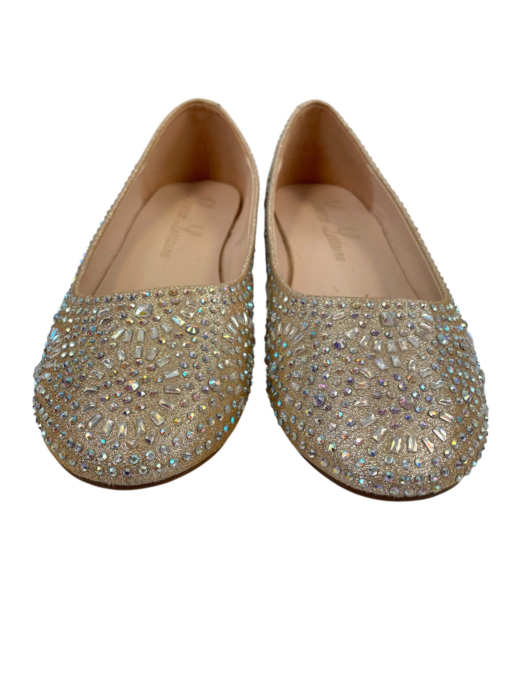 Lauren Lorraine Brooke Loafer in Nude (9.5)