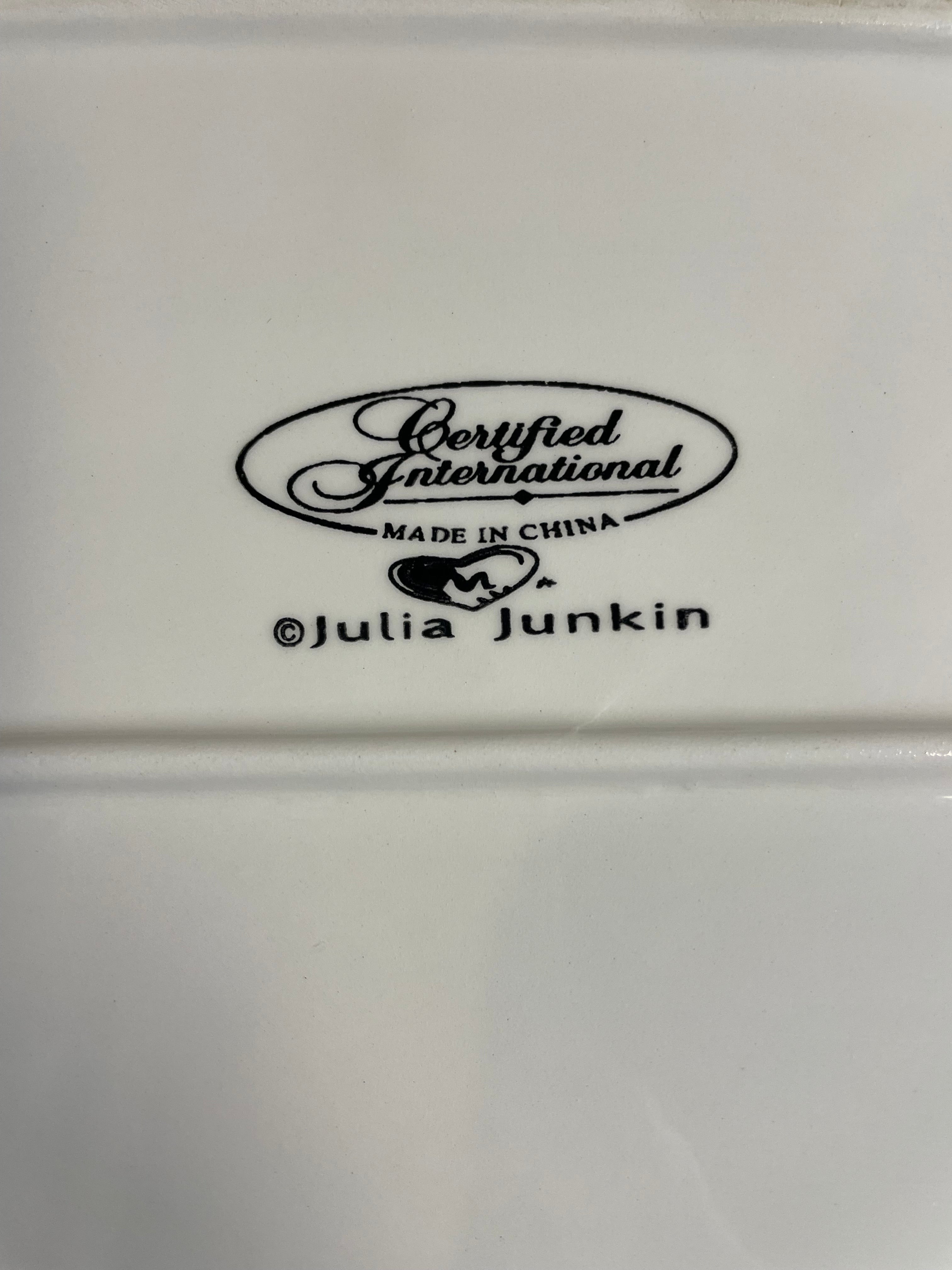 Julia Junkin Hand Painted Ceramic Platter