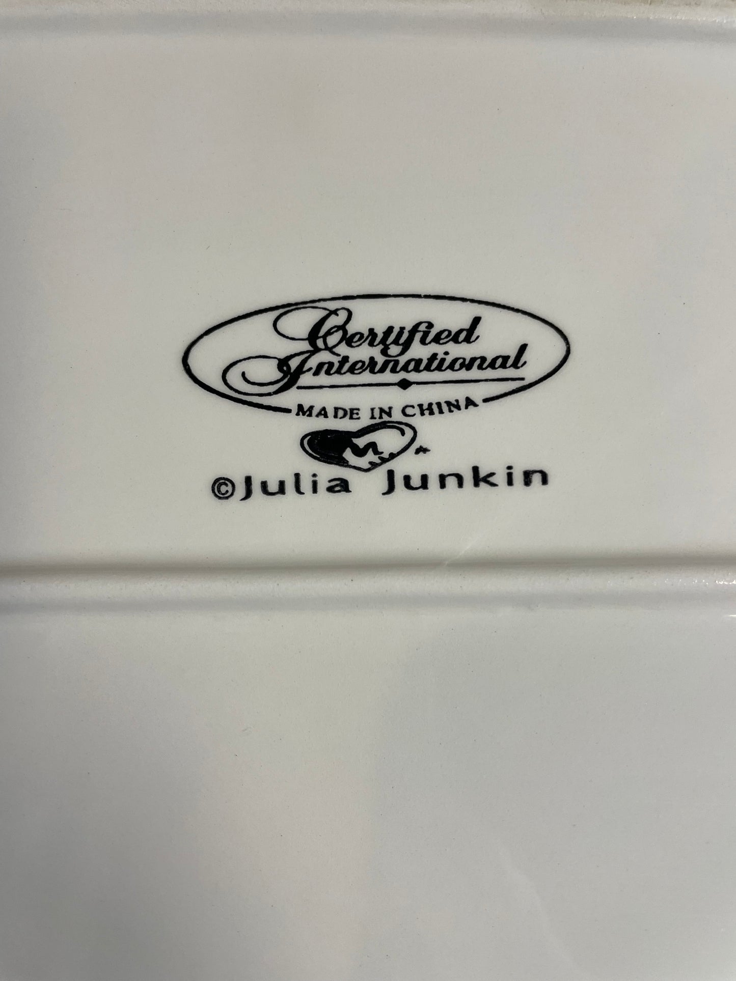 Julia Junkin Hand Painted Ceramic Platter