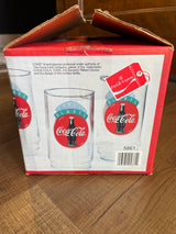 Coca-Cola Vintage 8PC Glass Tumbler Set