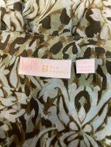 Belle by Kim Gravel Women's Camo Leopard Blouse (S)